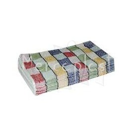 Paño rizo cuadro colores 40x36. (12 und)