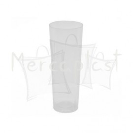 Vaso tubo TRANSPARENTE 300 ml. (10 und.) Cx50