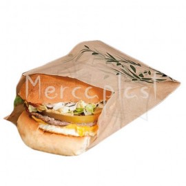 Bolsa burguer feel green 12+7+18 (500 und.) Cx12