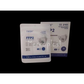 Mascarilla FFP2 Blanca. Pqx10