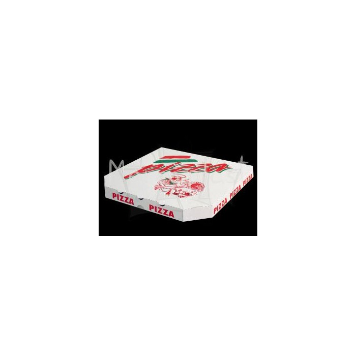 Caja pizza 33x33x3,5. Px100