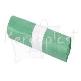 Bolsa basura industrial 50L. 70x80 verde (10 und.) Sx30